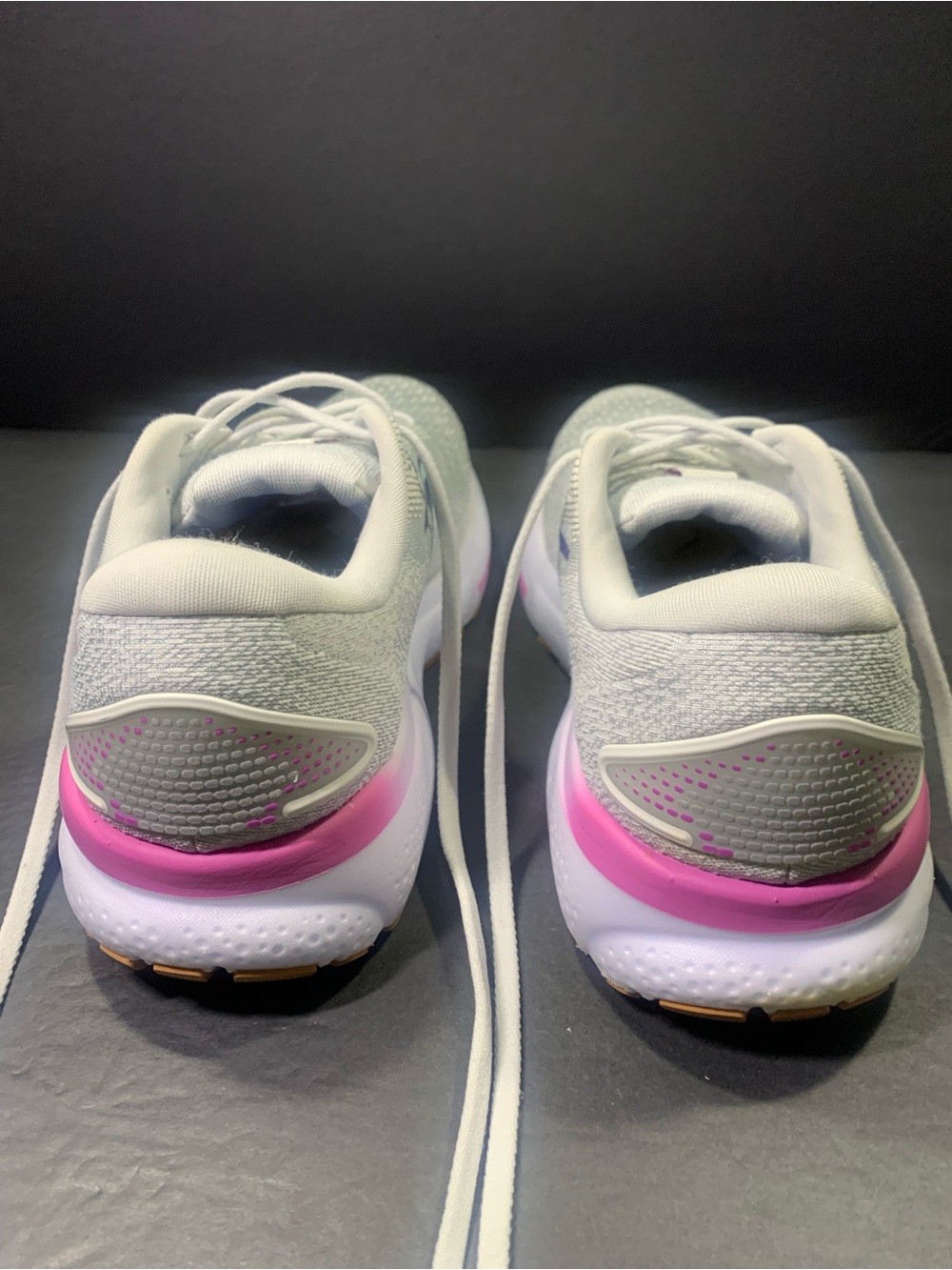 Brooks Ghost 16 Women’s Gray Blue Pink Running Walking Sneakers Shoe Size- 10 - Picture 4 of 11